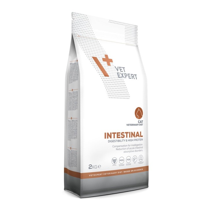 VETEXPERT Dieta Veterinaria Intestinal Gatto - cibo secco per gatti - 2 kg