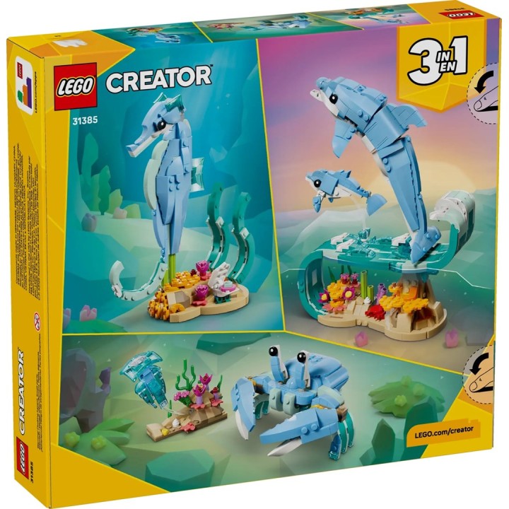 LEGO CREATOR 3 IN 1 31385 Animali Marini: Bellissimi Delfini