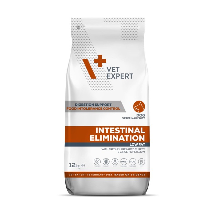 VETEXPERT Dieta Veterinaria Intestinale Eliminazione Cane – cibo secco per cani – 12 kg