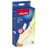 Vileda Guanti in lattice naturale taglia M/L 10 paia
