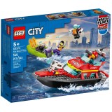 LEGO CITY 60373 BARCA DI SOCCORSO ANTINCENDIO
