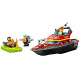 LEGO CITY 60373 BARCA DI SOCCORSO ANTINCENDIO