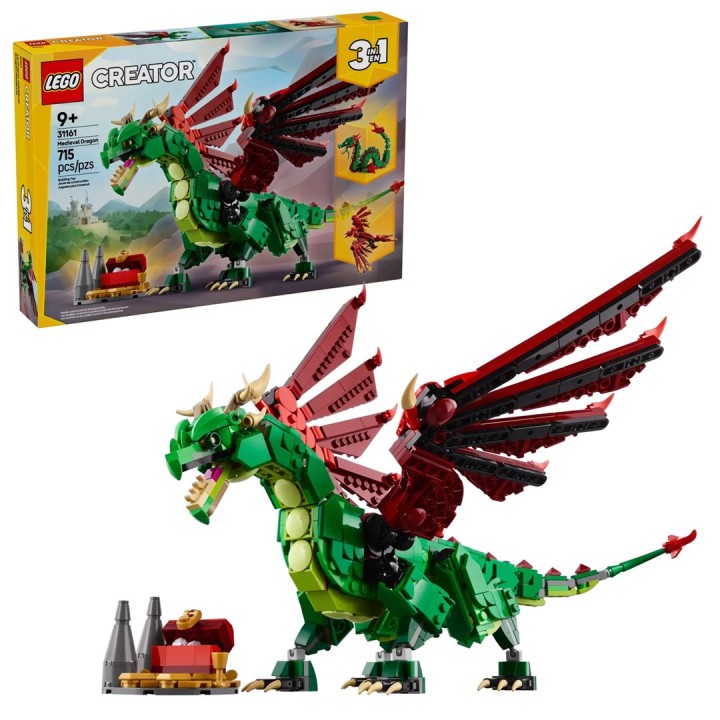 LEGO CREATOR 3 IN 1 31161 Drago Medievale