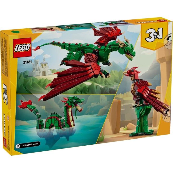 LEGO CREATOR 3 IN 1 31161 Drago Medievale