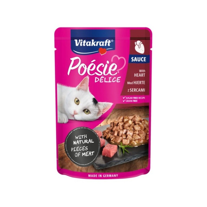 VITAKRAFT POESIE DELICE cuori - cibo umido per gatti - 85 g
