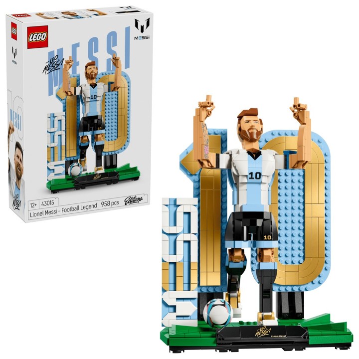 LEGO EDITIONS 43015 Lionel Messi - Leggenda calcio