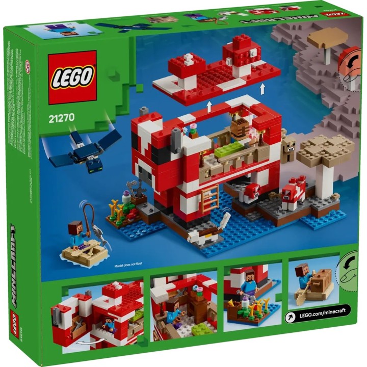 LEGO MINECRAFT 21270 La Casa dei Mooshroom