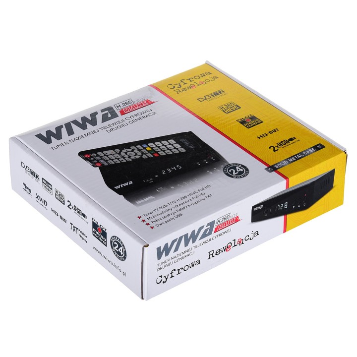 Sintonizzatore TV WIWA H.265 2790Z (DVB-T HEVC/H.265 MPEG-4 AVC/H.264)