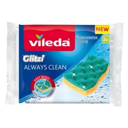 Spugna in viscosa Vileda Glitzi Always Clean 2 pcs.