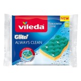 Spugna in viscosa Vileda Glitzi Always Clean 2 pcs.
