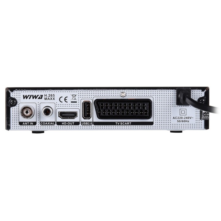 Sintonizzatore TV WIWA H.265 2790Z (DVB-T HEVC/H.265 MPEG-4 AVC/H.264)