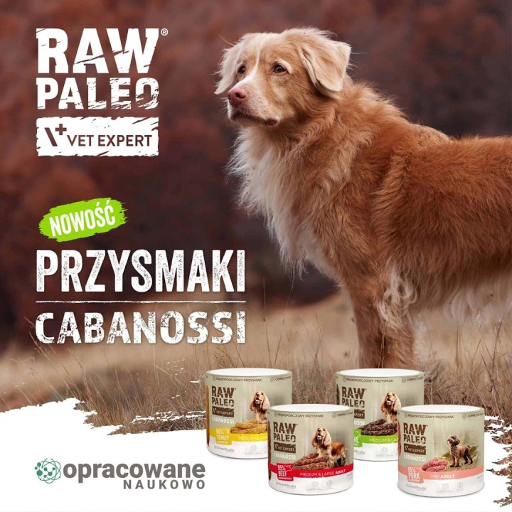 VETEXPERT Raw Paleo Cabanossi Selvaggina Mini - snack per cani - 100g