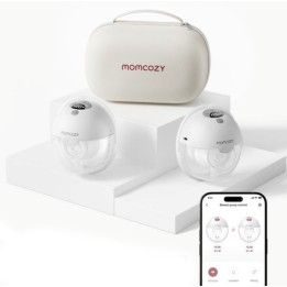 Momcozy M5 Tiralatte con controllo app - Set doppio Grigio