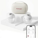 Momcozy M5 Tiralatte con controllo app - Set doppio Grigio