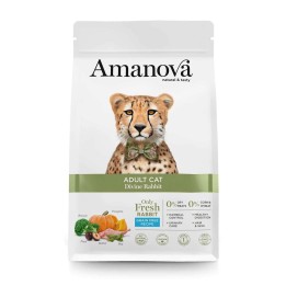 AMANOVA Gatto Adult Coniglio Divine - cibo secco per gatti - 1 5kg