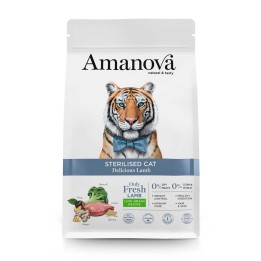 AMANOVA Gatto Adult Sterilizzato Agnello Delizioso - cibo secco per gatti - 1 5kg