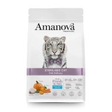 AMANOVA Gatto Adult Sterilizzato Pesce Delicatezza - cibo secco per gatti - 1 5kg