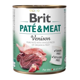 BRIT Paté & Meat con Cervo - 800g