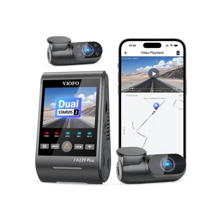 VIOFO A229 PLUS 3CH-G GPS registratore video
