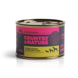 COUNTRY&NATURE Maiale con spinaci Mono - cibo umido per cani - 410g