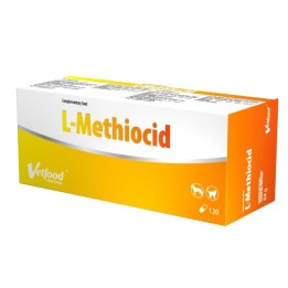 VETFOOD L-Methiocid - integratori alimentari per cani e gatti - 120 pz