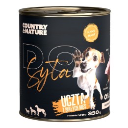 COUNTRY&NATURE Do syta Festa di carni bianche - cibo umido per cani - 850g