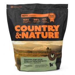 COUNTRY&NATURE Tacchino con verdure Razze piccole e medie - cibo secco per cani - 2kg