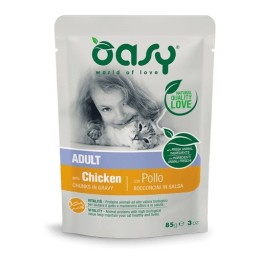 OASY Chunks in gravy Pollo - cibo umido per gatti - 85g
