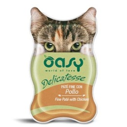 OASY Delicatesse Fine patè con pollo - cibo umido per gatto - 85g