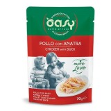 OASY More Love Pollo con anatra - cibo umido per gatti - 70g