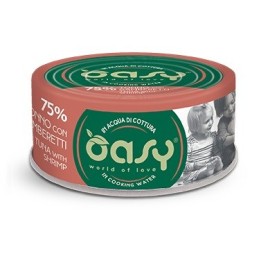 OASY More Love Tonno con gamberetti - cibo umido per gatti - 70g