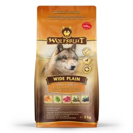 WOLFSBLUT Wide Plain Razze piccole Cavallo con patate dolci - cibo secco per cani - 2kg