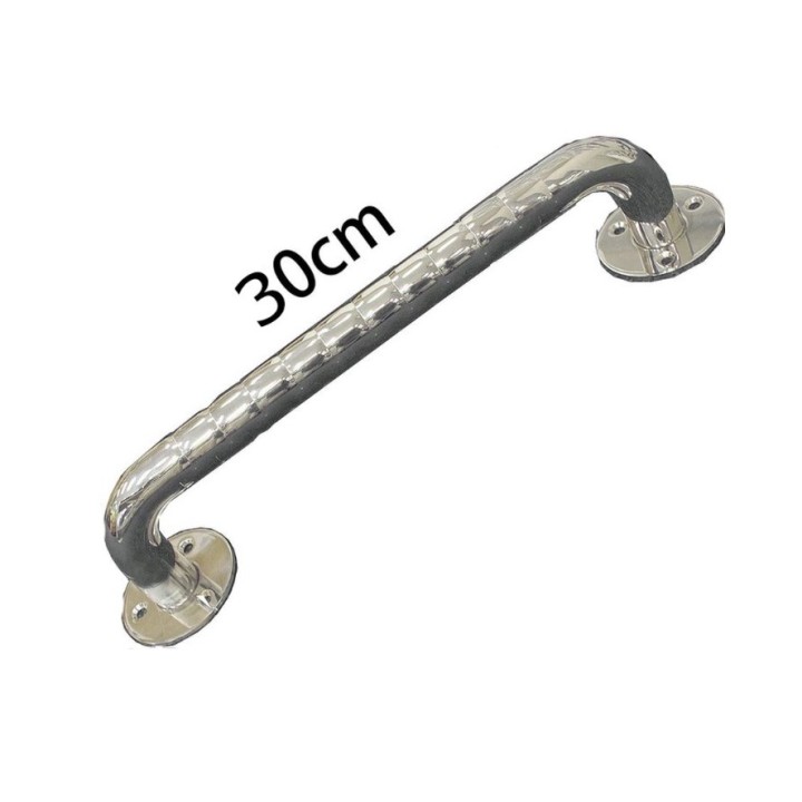 Corrimano per bagno ondulato in acciaio inossidabile 30 cm