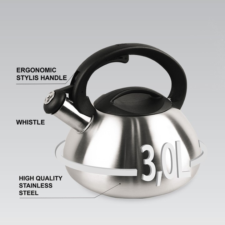 Bollitore MAESTRO MR-1306 3 L argento