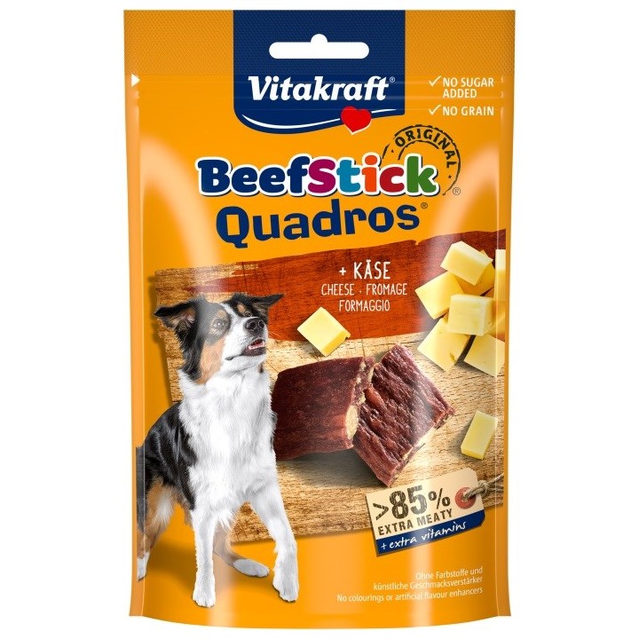 VITAKRAFT Beef Stick Quadros Formaggio - snack per cani - 70 g