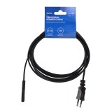 SAVIO Cavo di alimentazione 2pin (M) 3m CL-105 nero