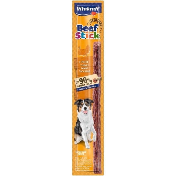 VITAKRAFT Beef Stick con tacchino - snack per cani - 12 g