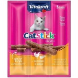 VITAKRAFT CatStick Mini con pollame e fegato - snack per gatti - 3 pezzi