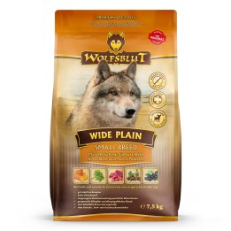 WOLFSBLUT Wide Plain Razze piccole Cavallo con patate dolci - cibo secco per cani - 7 5kg