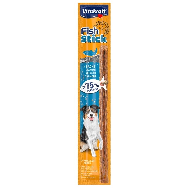 VITAKRAFT Fish Stick Salmone - snack per cani - 15 g