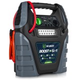 Compressore potenziatore 5 in 1 con avviatore d'emergenza W14270 WUBER
