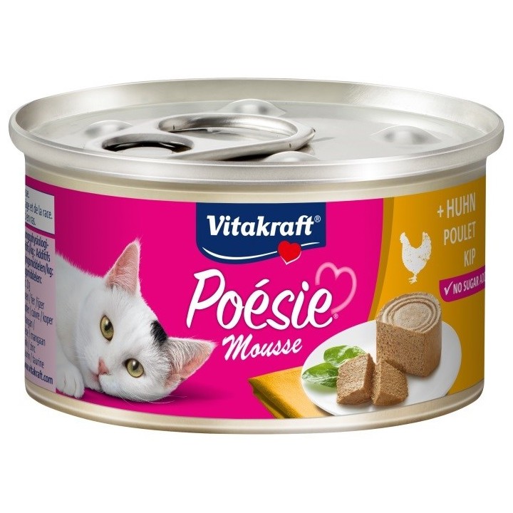 VITAKRAFT POESIE mousse pollo - cibo umido per gatti - 85 g
