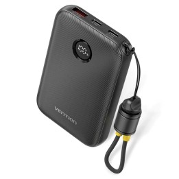 Vention 10000mAh Powerbank 2xUSB-C 1xUSB-A 22.5W nero