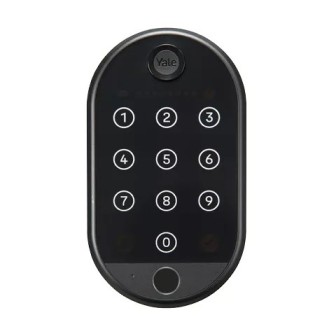 Yale 05/303000/BL tastiera intelligente 2 - tastiera numerica con lettore di impronte digitali nero