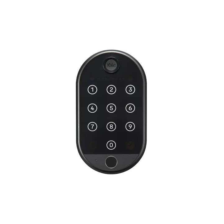 Yale 05/303000/BL tastiera intelligente 2 - tastiera numerica con lettore di impronte digitali nero