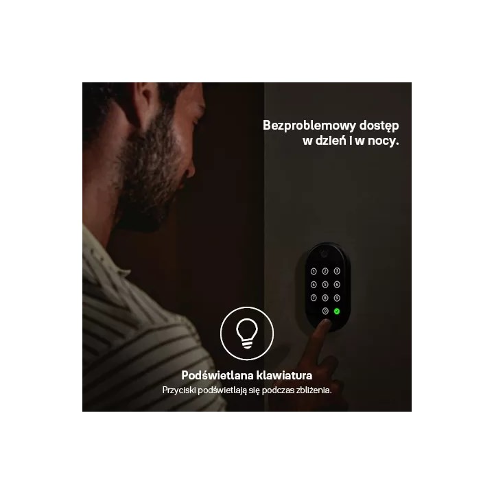 Yale 05/303000/BL tastiera intelligente 2 - tastiera numerica con lettore di impronte digitali nero