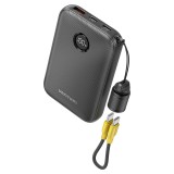 Vention 10000mAh Powerbank 2xUSB-C 1xUSB-A 22.5W nero