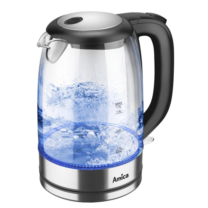 Amica KD 2050G Inox bollitore elettrico 1.7 l 2200 W trasparente