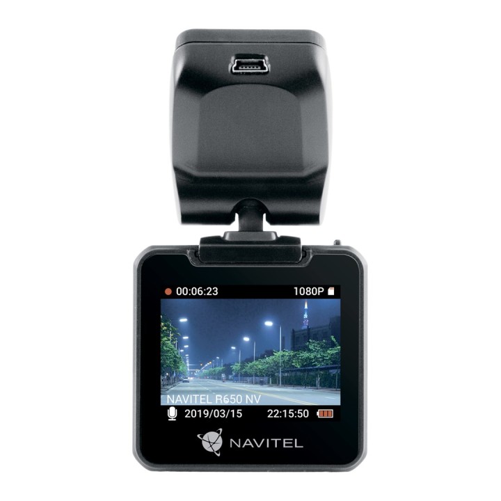 Navitel R650 NV dashcam Full HD Batteria accendisigari Nero