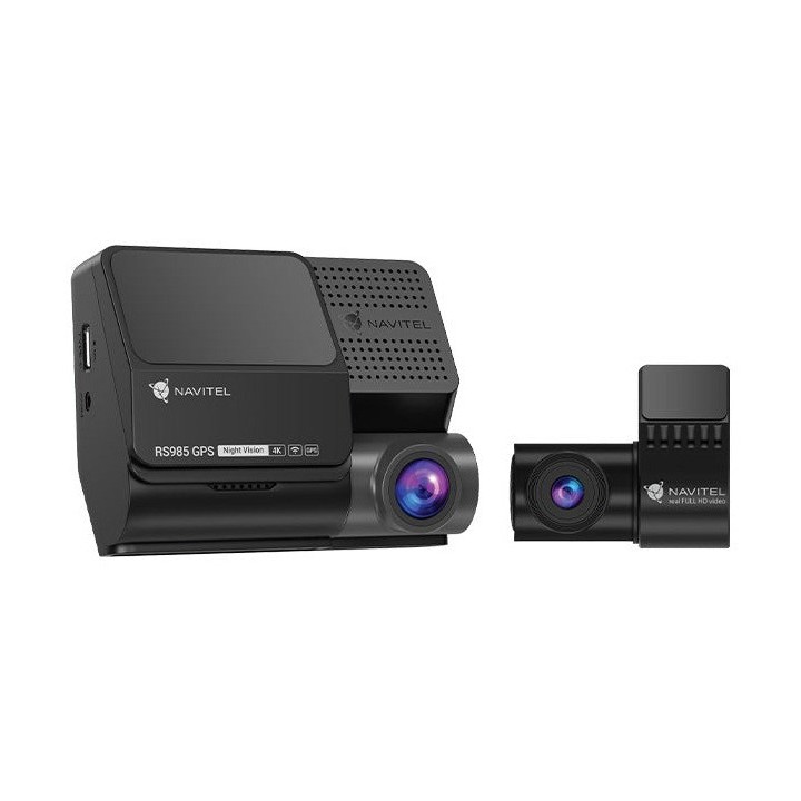 Navitel RS985 GPS 4K Ultra HD Wi-Fi Cigar accendisigari Nero